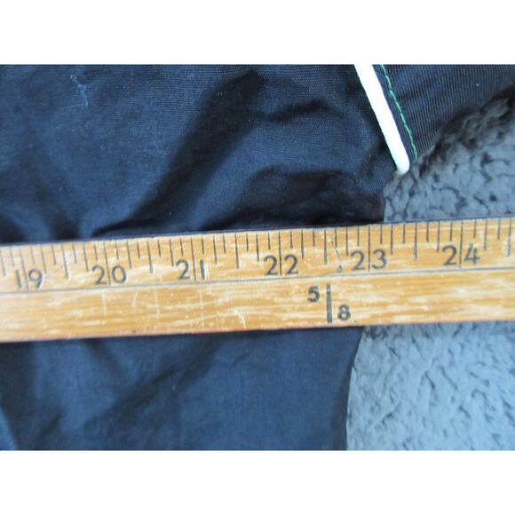 NWOT Vintage Prostar Pro Star Hidden Hood Men's Small Nylon Jacket Green & Black - Picture 5 of 15